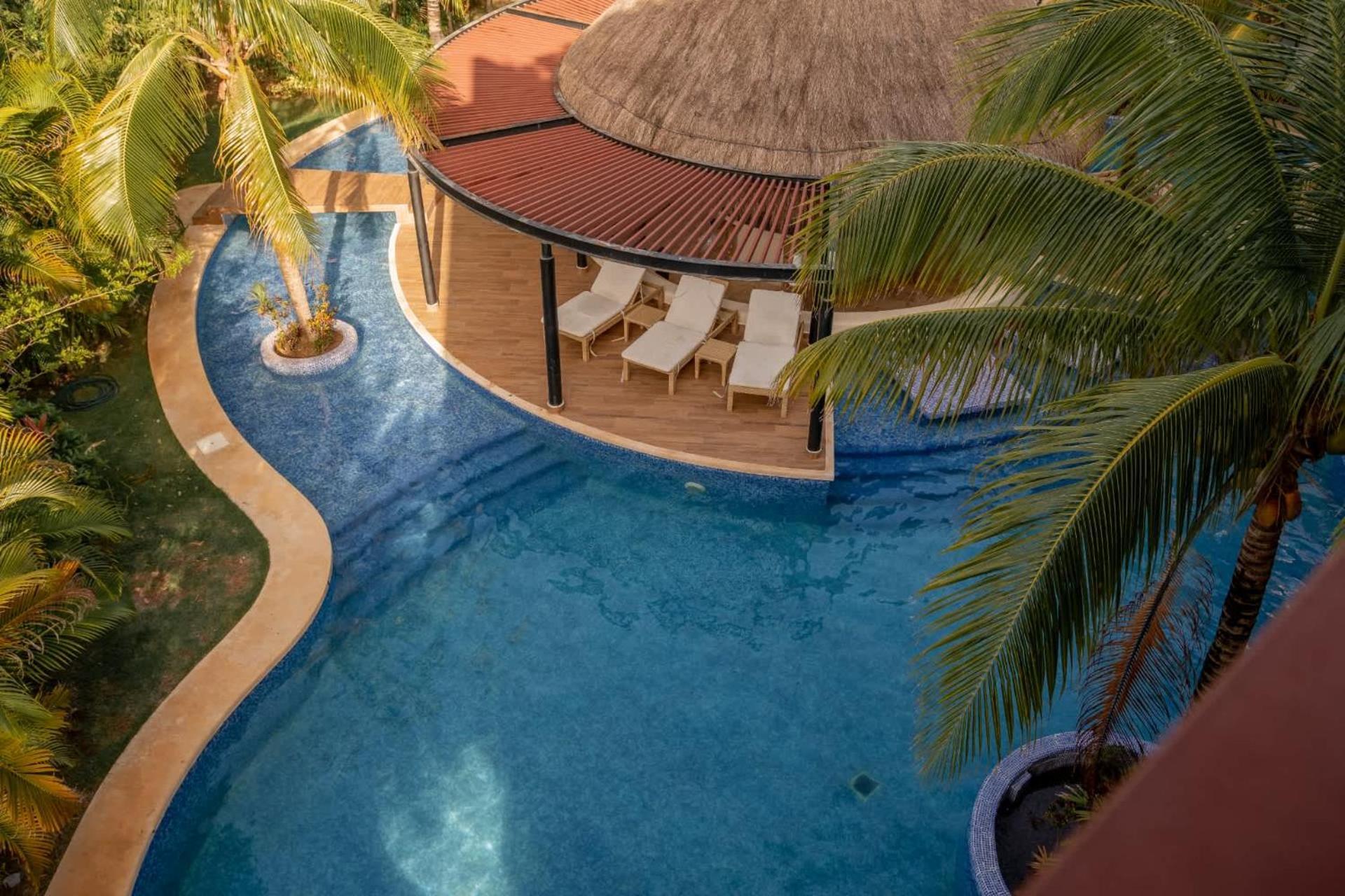 Tropical Haven - Luxury Apartment With Private Rooftop Pool And Amazing Pool View 图卢姆 外观 照片